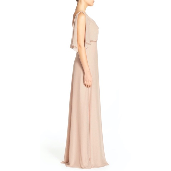 Jenny Yoo Devon Glitter Knit Gown - Picture 4 of 6